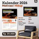 KALENDER DINDING YUFID 2026 MOTIVASI HIDUP