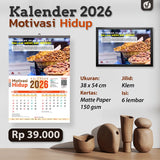 KALENDER DINDING YUFID 2026 MOTIVASI HIDUP