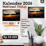 KALENDER DINDING YUFID 2026 MOTIVASI HIDUP