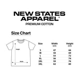 Kaos Polos NSA Premium 24s - New States Apparel Premium Cotton 7200 - Ukuran 3XL