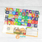 LADDER DAN SLIDER SERIAL 25 NABI DAN RASUL - PERMAINAN EDUKASI ANAK ISLAMI (ADZKIA BOOKS)