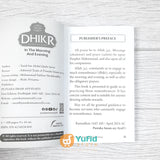 POCKET BOOK DHIKR REMENBRANCE OF ALLAH IN THE MORNING AND EVENING (PUSTAKA IMAM ASY-SYAFII)