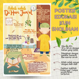 POSTER ADAB-ADAB DI HARI JUMAT (KUN SHOLIHAN)