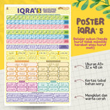 POSTER IQRA' 5 - BELAJAR SUKUN (KUN SHOLIHAN)
