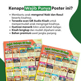 POSTER JEJAK CAHAYA 25 NABI - KISAH TELADAN & MUKJIZAT (ADZKIA BOOKS)