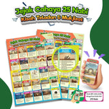 POSTER JEJAK CAHAYA 25 NABI - KISAH TELADAN & MUKJIZAT (ADZKIA BOOKS)