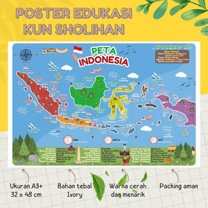 POSTER PETA INDONESIA (KUN SHOLIHAN)