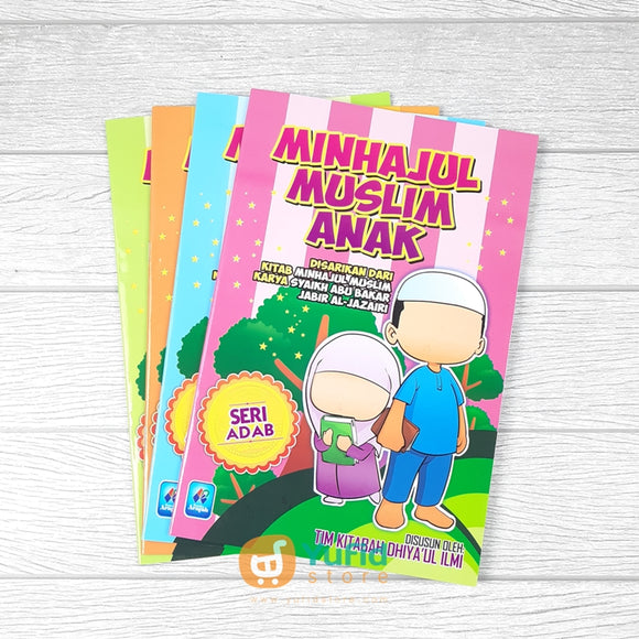 BUKU MINHAJUL MUSLIM ANAK - SET 4 BUKU (PUSTAKA ARAFAH)