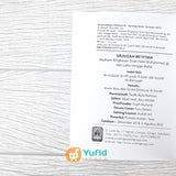 BUKU SAKU URJUZAH MI’IYYAH (PUSTAKA ARAFAH)