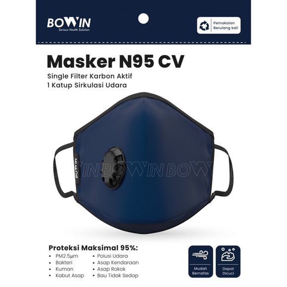Bowin Masker N95 CV Navy Blue