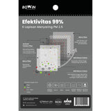 Bowin Refill Filter N99 Double Karbon Aktif (Promo 3+2)