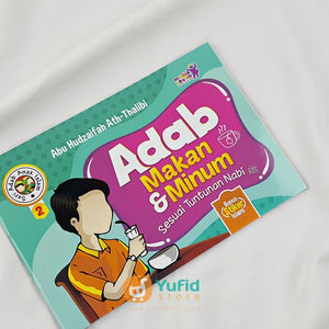 Buku Anak Adab Makan Dan Minum Sesuai Tuntunan Nabi Penerbit Media Sholih