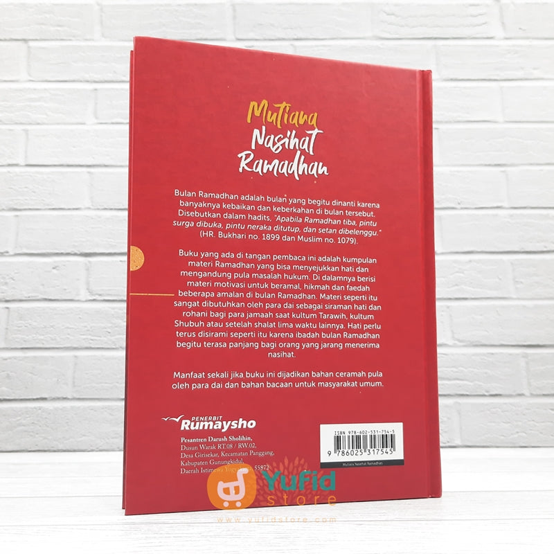 Buku Mutiara Nasihat Ramadhan (Rumaysho) – Yufid Store Toko Muslim