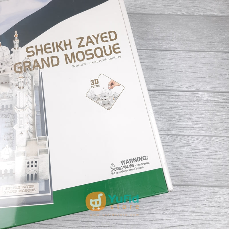 Puzzle 3D CubicFun Sheikh Zayed Grand Mosque - Architettura, 101-500 Pezzi, Dai 3 Anni