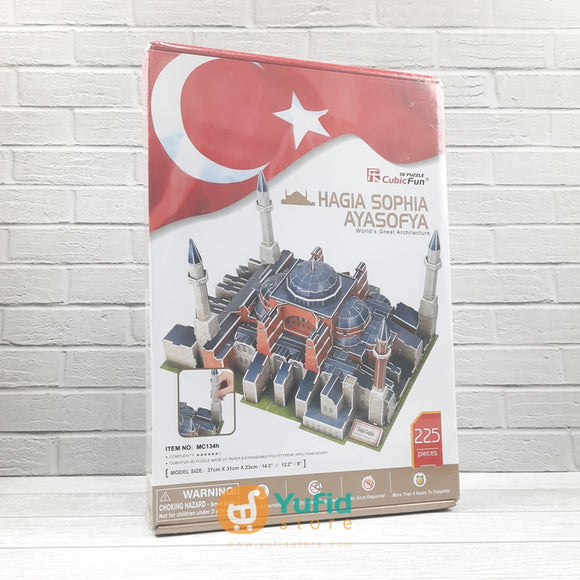 CubicFun 3D Puzzle Miniatur Masjid Aya Sofya Hagia Sophia Turki