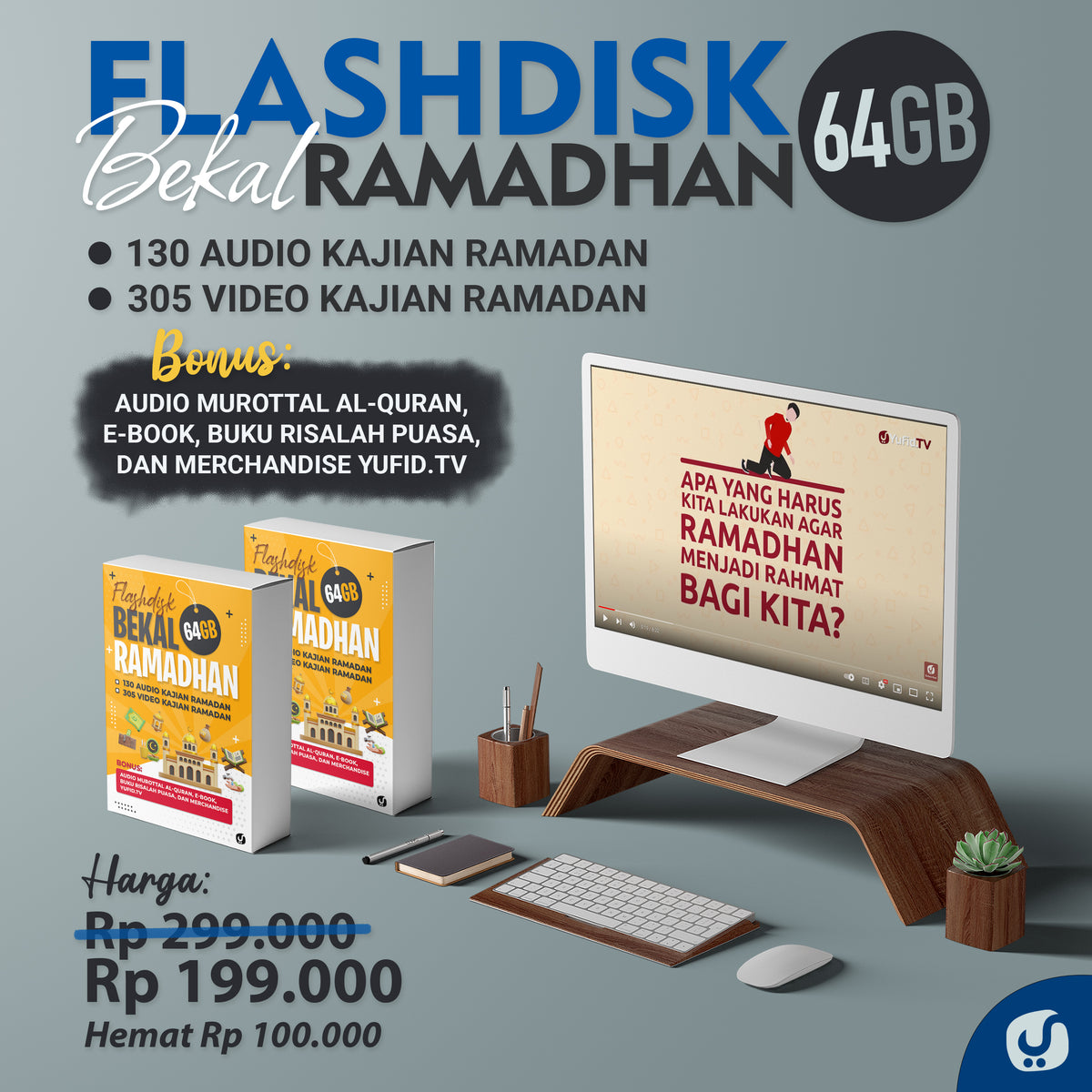Flashdisk Bekal Ramadhan 64 GB – Yufid Store Toko Muslim