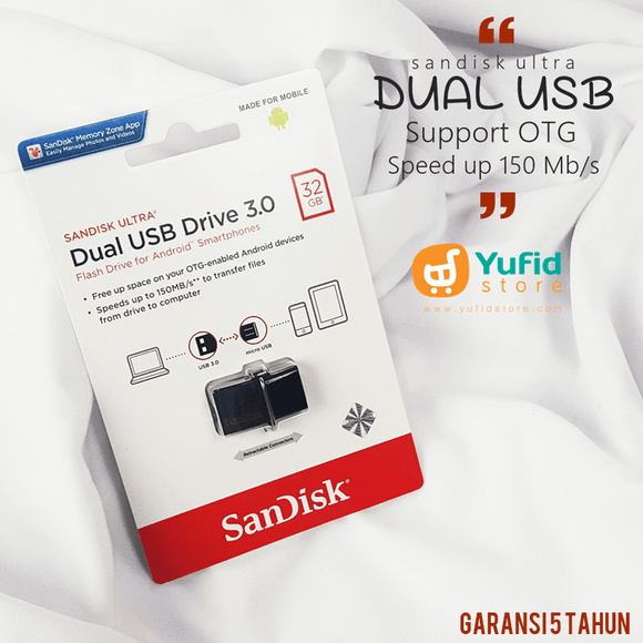 Jual Sandisk Ultra Dual USB Drive 32Gb