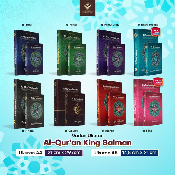 Mushaf Al-Qur’an Custom Nama Ukuran A5 Tipe Terjemah Perkata (King Salman)