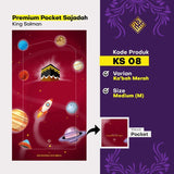 King Salman Premium Pocket Sajadah Anak Custom Nama (King Salman)