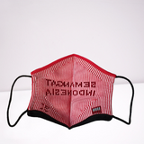 Masker Knitt 3C Semangat Indonesia - Hitam