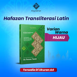 Mushaf Al-Qur’an Custom Nama Ukuran A4 Tipe Transliterasi Latin (King Salman)