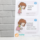Poster Wudhu Anak Muslim Sesuai Sunnah Girl
