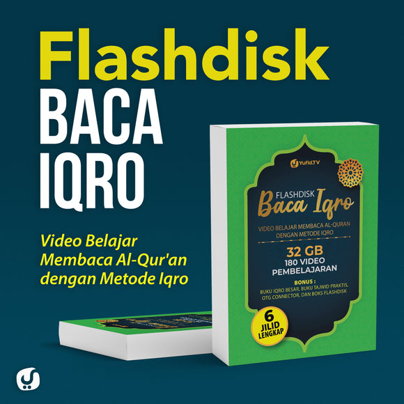 Flashdisk Baca Iqro - Video Belajar Membaca Al-Quran dengan Metode Iqro (Yufid Store)