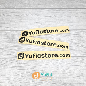 Sticker Yufid Store Hitam